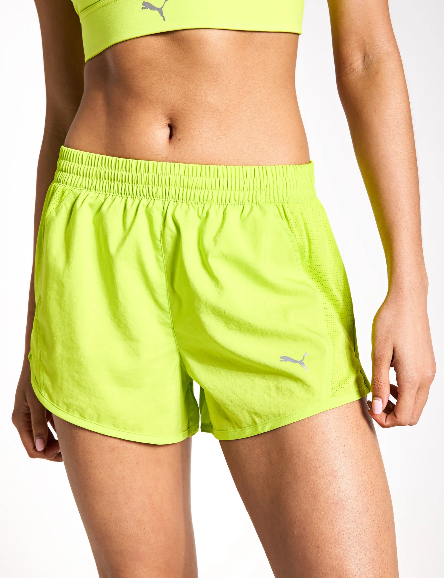 Puma Run Favourite Velocity 3" Running Shorts - Lime Pow 3 Puma Run Favourite Velocity 3" Running Shorts - Lime Pow