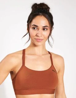 Puma 4Keeps Studio Ultrabare Strappy Training Bra - Teak
