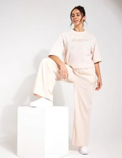 Puma CLASSICS+ Oversized Tee - Rosebay -The Sports Edit Puma CLASSICS Oversized TeeRosebay 62427164RSB Rose bay 0004