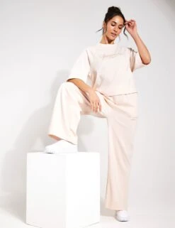 Puma CLASSICS+ Relaxed Sweatpants - Rosebay -The Sports Edit Puma CLASSICS Relaxed Sweatpants 62427464RSB Rose bay 0001