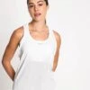 Reebok RBK-Chill Athletic Tank Top - Chalk -The Sports Edit Reebok Chill Athletic Tank 100214683 0005