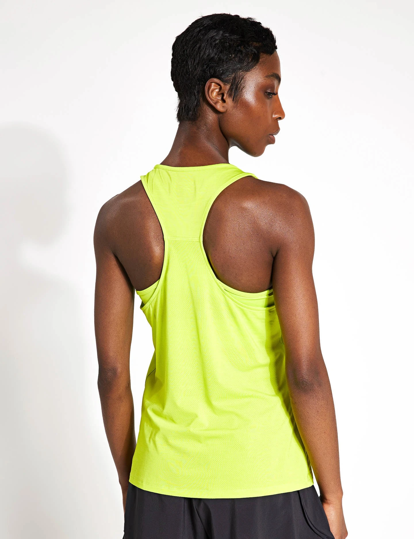 Reebok Chill Athletic Tank Top - Acid Yellow 4 Reebok Chill Athletic Tank Top - Acid Yellow - Image 2