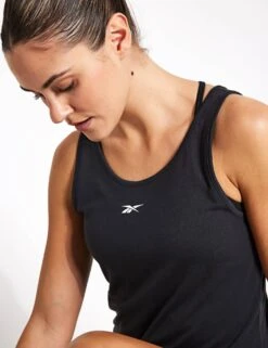 Reebok ID Train Supremium Tank Top - Night Black 9 Reebok ID Train Supremium Tank Top - Night Black -The Sports Edit Reebok ID TRAIN SUPREMIUM TANK 100075422 NGHBLK 0015