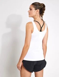 Reebok ID Train Supremium Tank Top - White 8 Reebok ID Train Supremium Tank Top - White -The Sports Edit Reebok ID TRAIN SUPREMIUM TANK 100076277 WHITE 0019