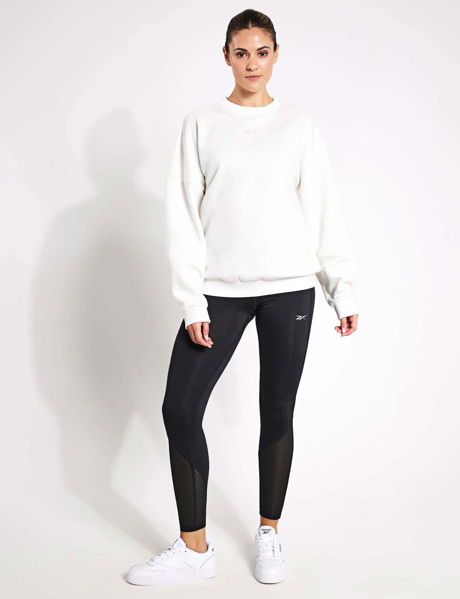 Reebok Lux Oversized Crew - Chalk 4 Reebok Lux Oversized Crew - Chalk - Image 2