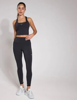 Reebok Lux Speed High Waisted Leggings - Black -The Sports Edit Reebok Lux Speed High Waisted Leggings Black 100205639 S 0018