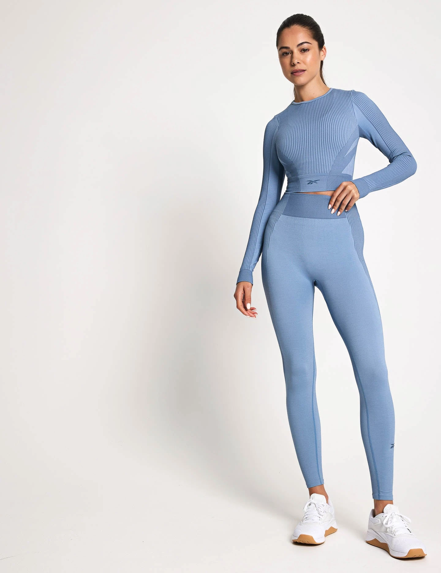 Reebok RBK-Lab Long-Sleeve Seamless Top - Upgrade Blue 6 Reebok RBK-Lab Long-Sleeve Seamless Top - Upgrade Blue - Image 4