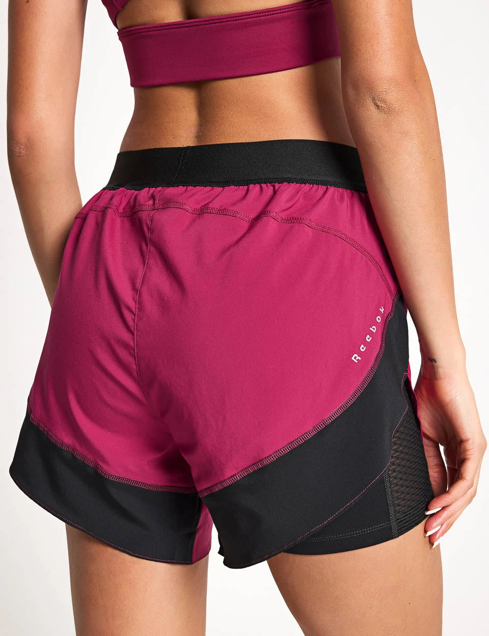 Reebok Running 2 In 1 Short - Very Berry 4 Reebok Running 2 In 1 Short - Very Berry - Image 2
