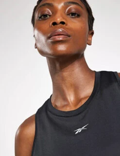 Reebok Running Speedwick Tank Top - Night Black -The Sports Edit Reebok Running Speedwick Tank Top 100034914NGHBLK Night Black 0027