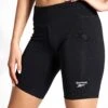 Reebok Identity Small Logo Cotton Bike Short - Black -The Sports Edit Reebok identity small logo cotton bike short black 100037535BLACKS 0012