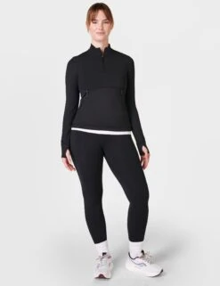 Sweaty Betty Therma Boost 2.0 Running Leggings - Black -The Sports Edit SB9544 Therma Boost3
