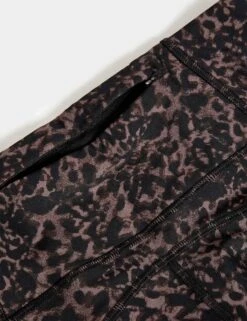 Go Move Printed High Waisted Gym Leggings - Brown Mix 12 Go Move Printed High Waisted Gym Leggings - Brown Mix -The Sports Edit SD 01 T51 6545P N4 X EC 6.small