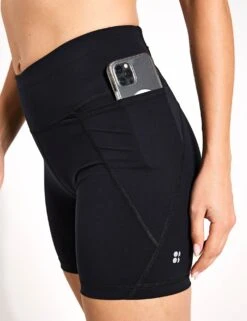 Sweaty Betty The Power 6" Shorts Starter Set - Black / Navy Blue -The Sports Edit Sweaty Betty Power 6 Cycling Shorts Black SB4822P RS 0005 60a44f4c 42ed 4b90 9470 b175b2d65ee5
