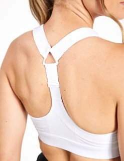 Sweaty Betty Power Medium Support Sports Bra - White -The Sports Edit Sweaty Betty Power Medium Support Sports Bra SB8993 WHI S 0058