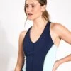 Sweaty Betty Power Racerback Bra Vest - Breeze Blue -The Sports Edit Sweaty Betty Power Racerback Bra Vest Breeze Blue SB9305CBREEZE BLUES 0003