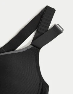 Ultimate Support Non Wired Sports Bra - Black -The Sports Edit T33 6500GoodmoveBlack 1