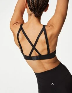 Flexifit Medium Support Sports Bra - Black -The Sports Edit T33 6505BlackGoodmove 6