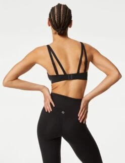 Flexifit Medium Support Sports Bra - Black -The Sports Edit T33 6505BlackGoodmove 7