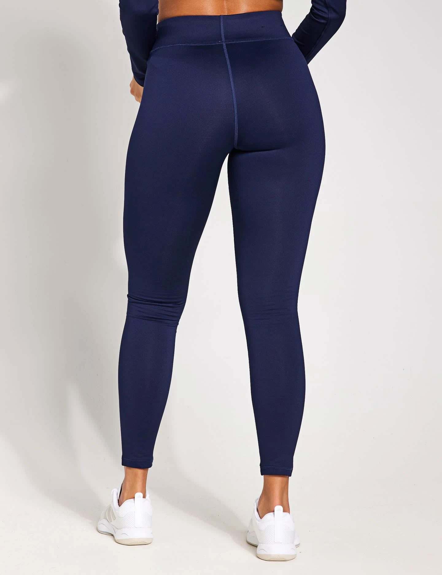 Under Armour ColdGear Leggings - Midnight Navy/White 4 Under Armour ColdGear Leggings - Midnight Navy/White - Image 2