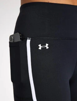 Under Armour Motion Piped Leggings - Black/White -The Sports Edit Under Armour Motion Piped Leggings 1389793 001S Black White 0005
