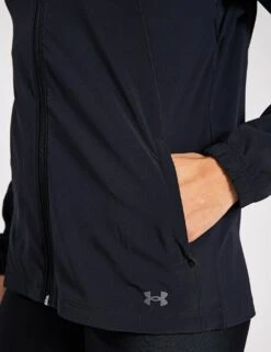 Under Armour OutRun The Storm Jacket - Black/Reflective -The Sports Edit Under Armour OutRun The Storm Jacket Black Reflective 1377043 002S 0030