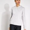 Under Armour Rival Terry Hoodie - Mod Grey Light Heather/White -The Sports Edit Under Armour Rival Terry Hoodie 6005511 011S Mod Grey Light Heather White 0007