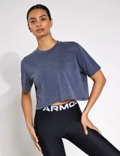 Under Armour Rival Wash Short Sleeve - Downpour Grey/Black