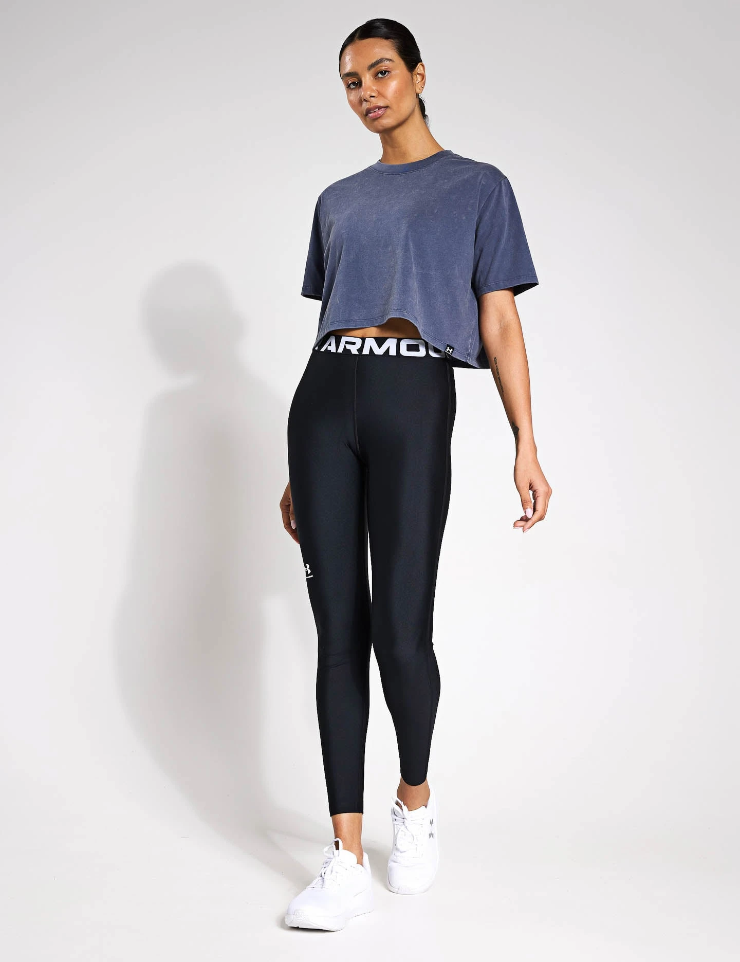 Under Armour Rival Wash Short Sleeve - Downpour Grey/Black 6 Under Armour Rival Wash Short Sleeve - Downpour Grey/Black - Image 4