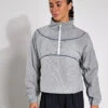 Under Armour Run 96 Jacket - White Quartz/Downpour Grey -The Sports Edit Under Armour Run 96 Jacket White Quartz Downpour Grey 1389567 114S 0007