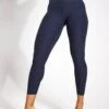 Vuori Clean Elevation Legging - Midnight Heather -The Sports Edit VUORI CLEAN ELEVATION 7 8 LEGGING VW444 HMD MIDNIGHT HEATHER 0002