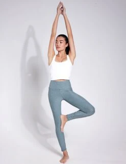 Vuori Clean Elevation Legging - Stormy Heather -The Sports Edit VUORI CLEAN ELEVATION 7 8 LEGGING VW444 HSR STORMY HEATHER 0009