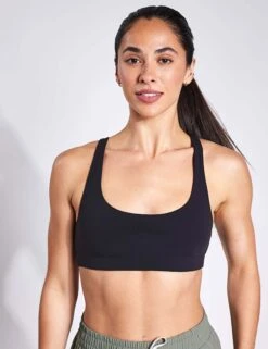 Vuori Daily Bra - Black -The Sports Edit VUORI DAILY BRA VW158 BLK BLACK 0006