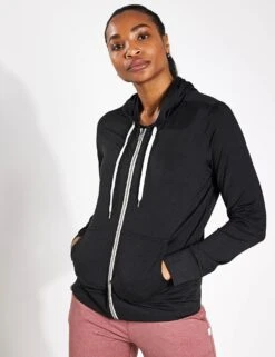 Vuori Halo Performance Hoodie 2.0 - Black Heather