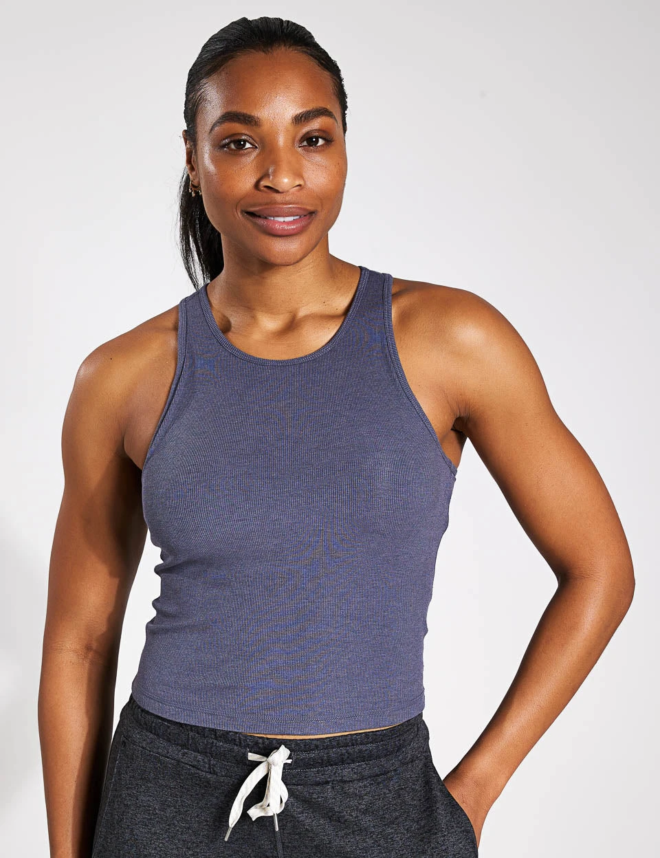 Vuori Mudra Plyo Tank - Azure Heather 3 Vuori Mudra Plyo Tank - Azure Heather