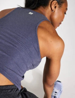 Vuori Mudra Plyo Tank - Azure Heather 8 Vuori Mudra Plyo Tank - Azure Heather -The Sports Edit VUORI MUDRA PLYO TANK VW1009 HAZ AZURE HEATHER 0026