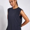 Varley Calgary Boxy Tank - Black -The Sports Edit Varley CALGARY BOXY TANK VAR01444 Black 0005