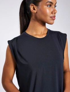 Varley Calgary Boxy Tank - Black -The Sports Edit Varley CALGARY BOXY TANK VAR01444 Black 0020