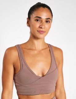 Varley Let's Move Kellam Bra - Deep Taupe