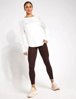 Varley Merrick Seamless Tee - White -The Sports Edit Varley Merrick Seamless Tee VAR01620 W White 0014