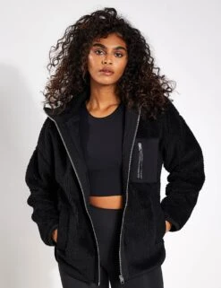 Varley Myla Zip Through Jacket - Black -The Sports Edit Varley Myla Zip Through Jacket VAR01703 Black 0003
