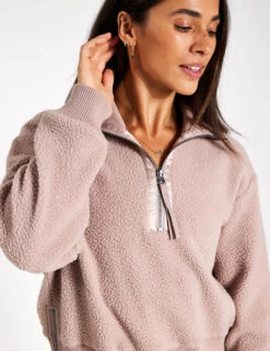 Varley Roselle Half-Zip Fleece - Sphinx 9 Varley Roselle Half-Zip Fleece - Sphinx -The Sports Edit Varley Roselle Half Zip Fleece VAR01167 Sphinx 0027