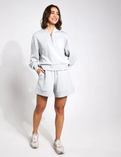 Varley Davidson Sweat - Mirage Grey -The Sports Edit Varley Sweats Davidson Sweat Mirage Grey 00003