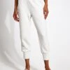 Varley The Slim Cuff Pant 25 Ivory Marl