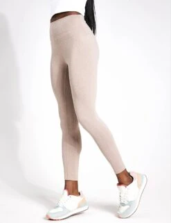 Varley Always Warm Base Layer Legging - Taupe Marl