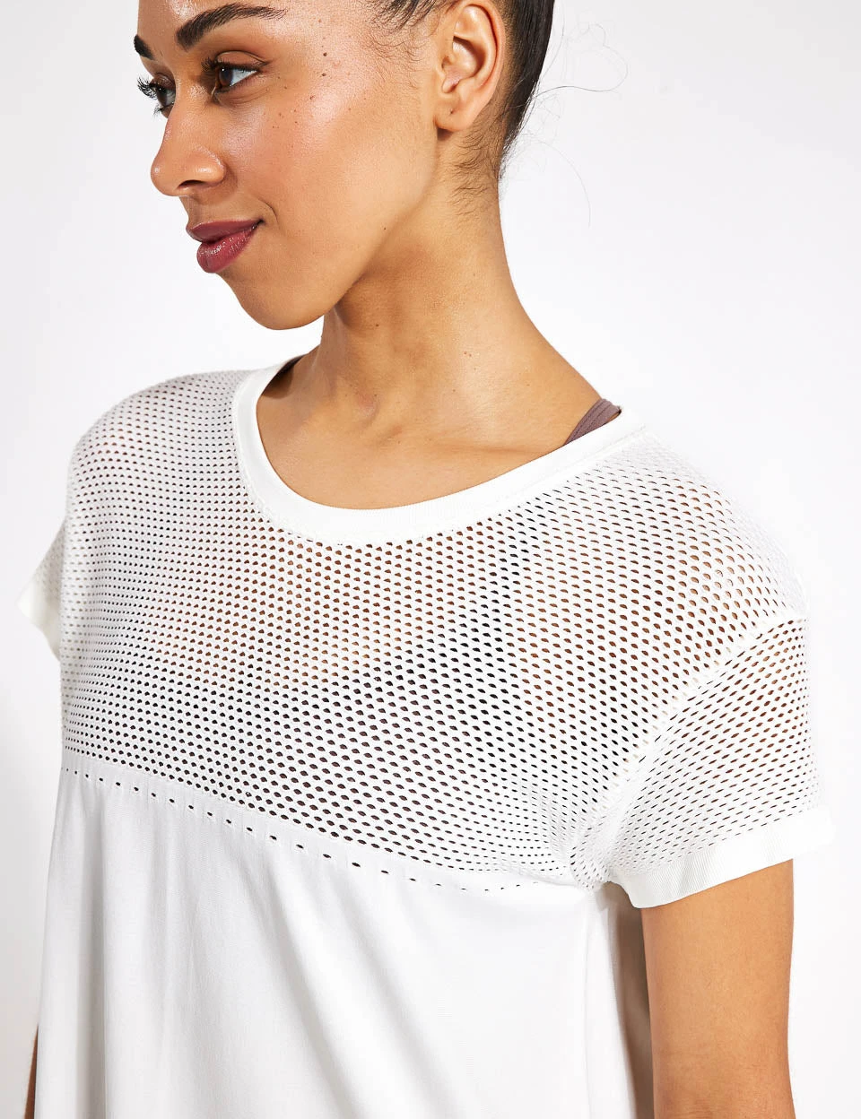 Varley Calloway Boxy Tee - Snow White 6 Varley Calloway Boxy Tee - Snow White - Image 4