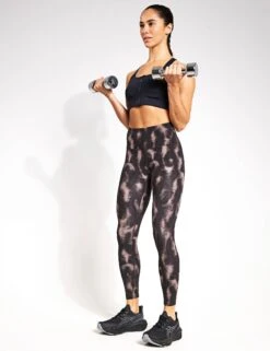 Varley Let's Move High Waisted Legging 25" - Plum Blurred Aztec -The Sports Edit Varley let s move high legging 25 VAR00815 AZT plum blurred aztec 00101