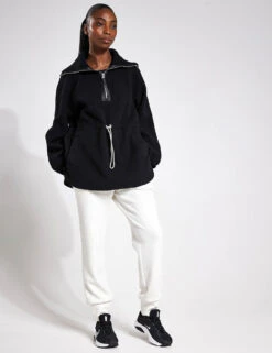 Varley Parnel Half Zip Fleece - Black -The Sports Edit Varley parnel half zip fleece VAR01602 BLA black 00101