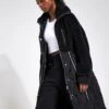Varley Walsh Quilt Sherpa Coat - Black 2 Varley Walsh Quilt Sherpa Coat - Black -The Sports Edit Varley walsh quilt sherpa coat VAR01600 BLA black 0008