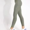 Vuori Clean Elevation Legging - Pistachio Heather -The Sports Edit Vuori Clean Elevation Legging VW444 HPO Pistachio Heather 0002