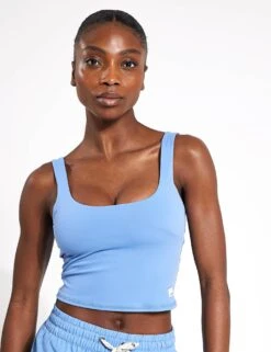 Vuori Daily Crop - Isle Blue